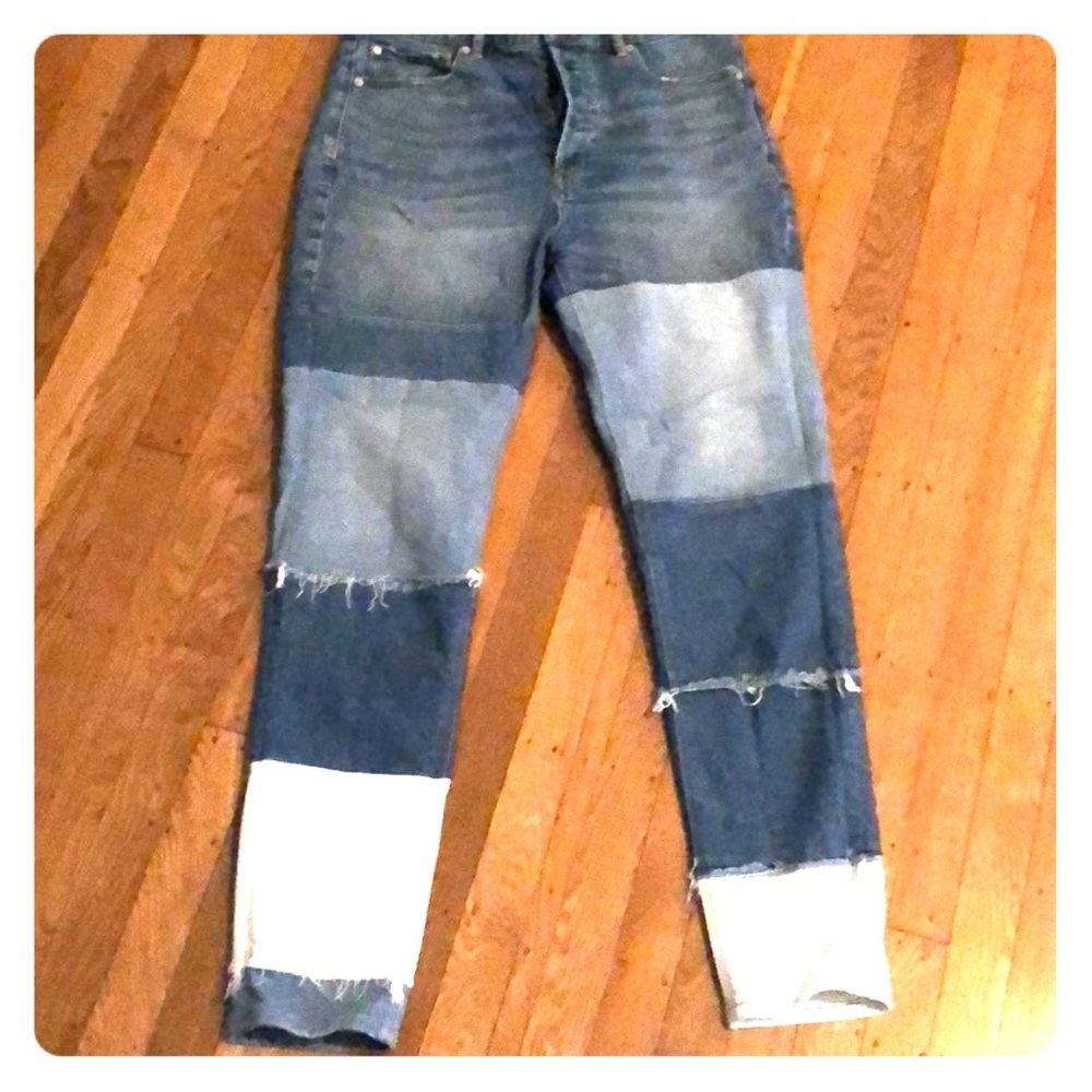 Rebecca Taylor La Vie, mid rise jeans.